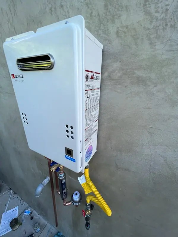 Tankless water heater installation for Eberlys Mill homes